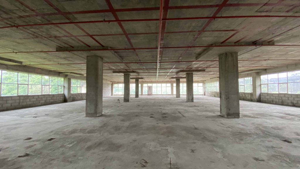 2nd Floor – Current Interior View (Warm Shell)